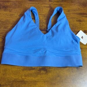 Fabletics  Blue All Day Every Day Sports Bra Size Medium